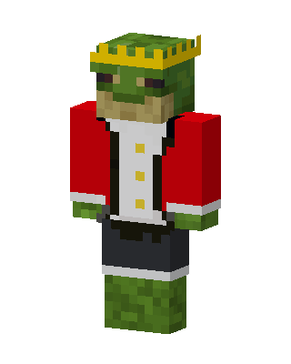 Green Royal Minecraft skin