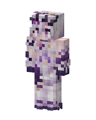 Lavender Ghoul skin, 3D preview