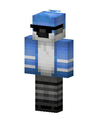 Mordecai skin, 3D preview