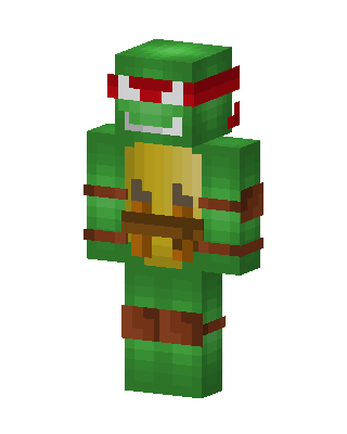 Raphael skin, 3D preview
