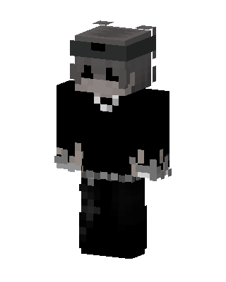 Black Goth Boy Minecraft goth skin