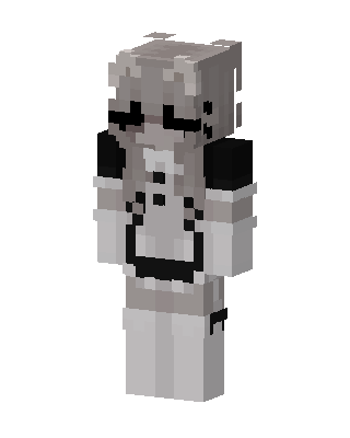 Monochrome Maid Minecraft skin