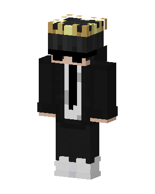 Crowned Suit Boy skin, 3D preview