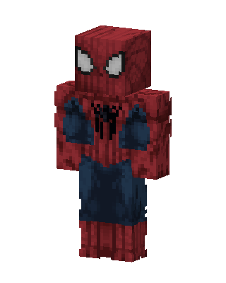 Spider-Man Minecraft red skin