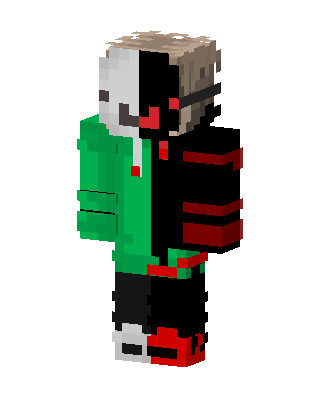Green Holiday Boy skin, 3D preview