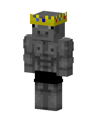 Stone Technoblade skin, 3D preview