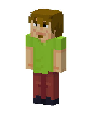 Shaggy Rogers skin, 3D preview