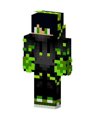 Toxic Hoodie skin, 3D preview