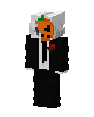 Pumpkin Gentleman skin, 3D preview