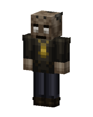 Black Player Boy skin, 3D preview