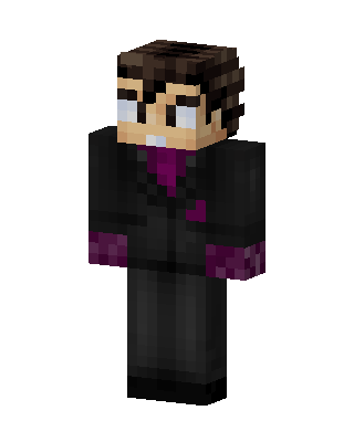 Black Villain Boy skin, 3D preview