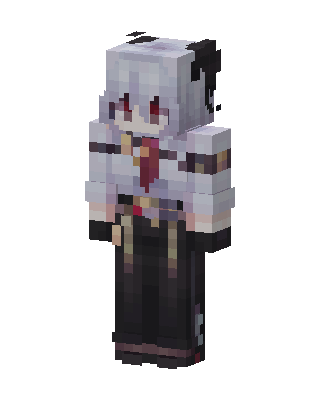 White Student Girl Minecraft skin