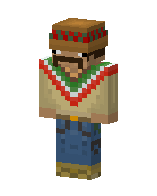 Brown Cowboy Boy Minecraft skin