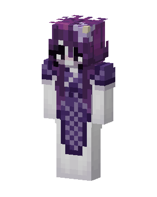 Purple Hero Girl Minecraft purple skin