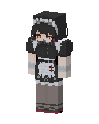 Black Doctor Girl skin, 3D preview