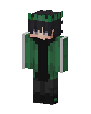 Green Leaf Crown skin, 3D preview