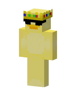 Cool Chick King Minecraft skin