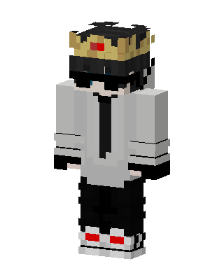 Crowned Suit Boy skin, 3D preview