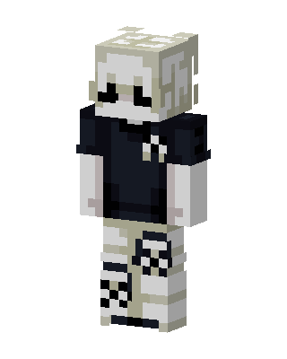 Pale Ghost Boy Minecraft white skin