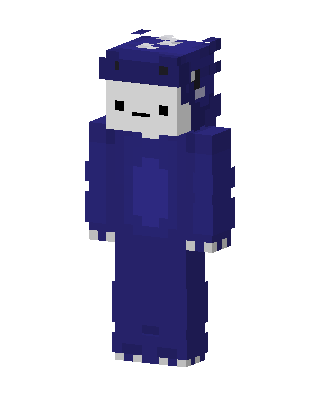 Blue Mob Boy Minecraft blue skin