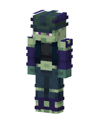 Green Villain Boy Minecraft skin