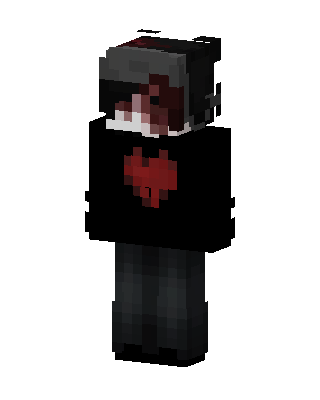 Crimson Heart Hoodie Minecraft skin