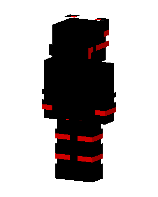 Red Stripe Shadow skin, 3D preview