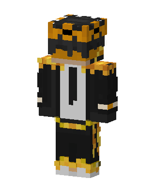 Golden Tuxedo skin, 3D preview