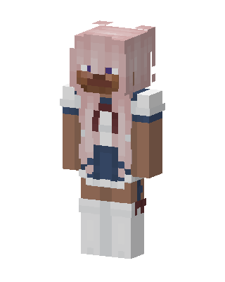 Sailor Uniform Girl skin, 3D preview