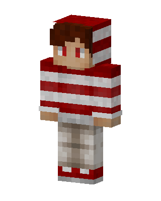 Red Holiday Boy Minecraft skin
