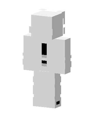 White Exclamation skin, 3D preview