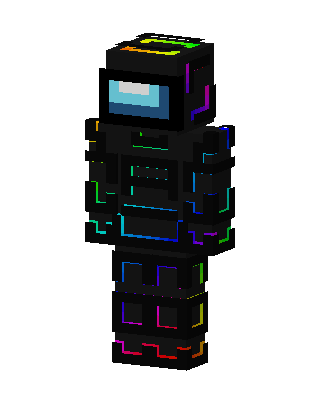 Black Robot Minecraft skin