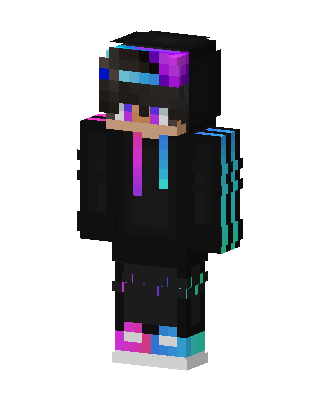 Neon Hoodie Minecraft skin