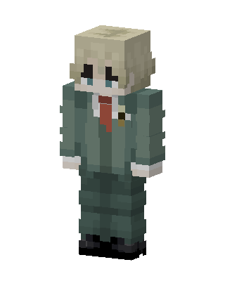 Green Suit Blondie skin, 3D preview