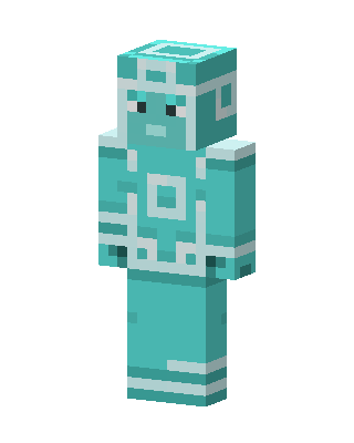 Diamond Armor skin, 3D preview