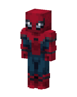 Spider-Man skin, 3D preview