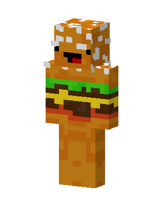Orange Costume skin, 3D preview