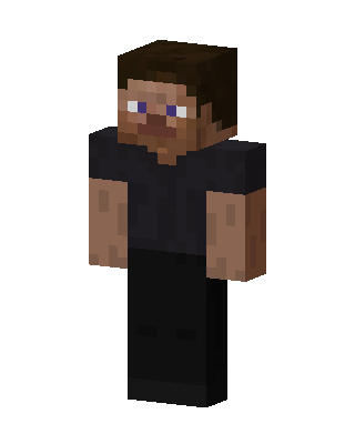 Bearded Steve Minecraft skin