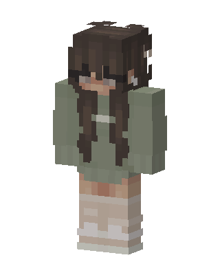 Sage Sweater skin, 3D preview