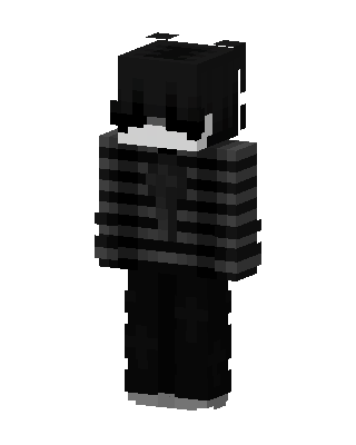 Striped Shadow skin, 3D preview