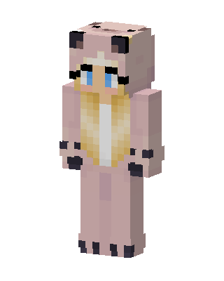 Pink Animal Girl Minecraft pink skin