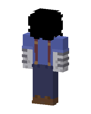 Suspender Skeleton skin, 3D preview