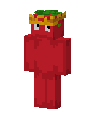 Strawberry King Minecraft skin