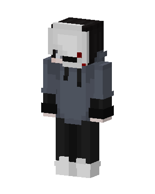 Gray Player Boy skin, 3D preview