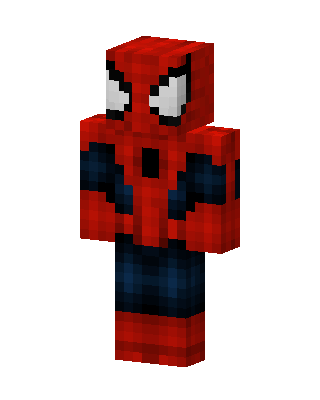 Spider-Man skin, 3D preview