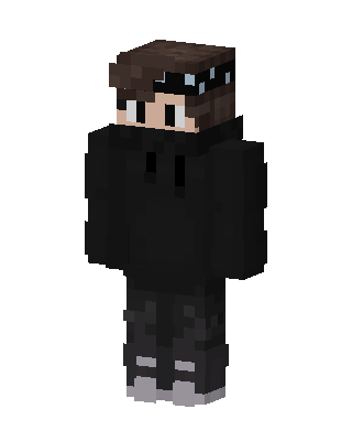 Goggles Hoodie Boy skin, 3D preview