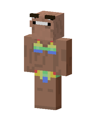 Brown Boy skin, 3D preview