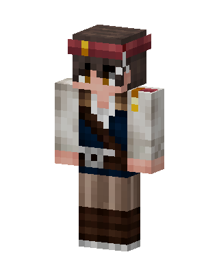 Jack Sparrow skin, 3D preview