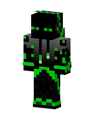 Black Villain Boy skin, 3D preview