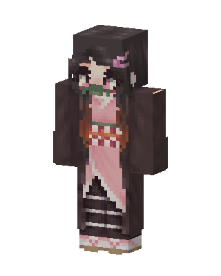 Nezuko Kamado skin, 3D preview